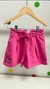 Short Angerô em moletinho rosa 22231