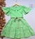 Vestido Angerô verde malha laise - comprar online
