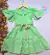 Vestido Angerô verde malha laise - comprar online