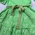 Vestido Angerô verde malha laise na internet