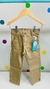 Calça brim social bege