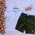 Imagem do Bermuda Social Brim Verde Militar