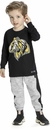 CAMISETA ANGERÔ MANGA LONGA PRETO LOBO 21417 - comprar online