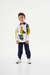 CONJUNTO UP BABY MOLETOM BLUSAO E CALCA ABSTRATO MARINHO - comprar online