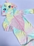 KIGURUMI FAKINI EM TECIDO FLEECE UNICORNIO COLORIDO - comprar online