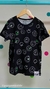 Camiseta Quimby emojis preto 29820
