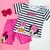 CONJUNTO MINNIE LISTRADO ROSA