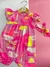 MACAQUINHO UP BABY COM FAIXA EM MALHA FLAME ROSA