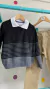 CASACO EM TRICOT MASCULINO PRETO