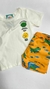 CONJUNTO BEE LOOP CAMISETA MALHA BERMUDA MICROFIBRA DINOSSAURO - comprar online