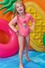 MAIO KUKIE SORVETE PAETES COM PROTECAO UV 50+ ROSA NEON - comprar online