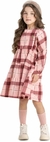 VESTIDO ANGERÔ XADREZ FLANELA BLUSH - 27757 - comprar online