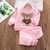 Conjunto de roupas de lã para bebês e meninas, 3 peças. na internet