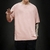 Camiseta casual de algodão de manga curta masculina, top extragrande, camiseta - Boss house AD.