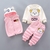 Conjunto de roupas de lã para bebês e meninas, 3 peças. - Boss house AD.