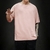 Camiseta casual de algodão de manga curta masculina, top extragrande, camiseta - comprar online