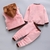 Imagem do Conjunto de roupas de lã para bebês e meninas, 3 peças.
