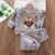 Conjunto de roupas de lã para bebês e meninas, 3 peças. - loja online