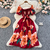 Vestido Longo Mulheres Vintage - Boss house AD.