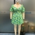 vestido feminino plus size, casual solto plissado, cintura cortada,