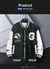 Uniforme unissex de beisebol slim fit, casaco Hip Hop