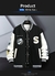Imagem do Uniforme unissex de beisebol slim fit, casaco Hip Hop