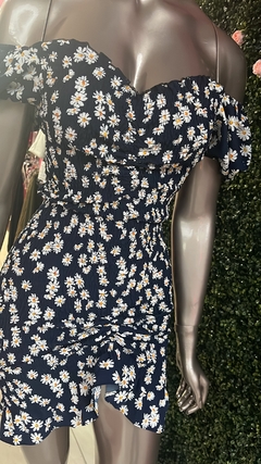 vestido floral tubinho - comprar online