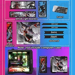 Kit de painéis de iluminação ARGB DIY para ASUS TUF GT501 ROG Gamers, PC Case na internet