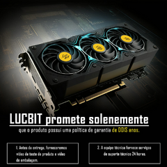 LUCBIT RX 6700XT 12GB Nova Placa Gráfica Original rx 6700 xt Desktop PC Computa