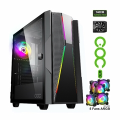 Gabinete Gamer Preto Argb 5-fans Gamemax Typhoon na internet