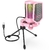 Fifine usb condensador gaming microfone, para pc ps4 ps5 mac com filtro pop mont - loja online