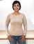 Remera Viscosa Lycra Rayada Cuello U T: S/L (RL000487) - Onyx Jeans