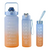 Kit 3 Garrafas Squeeze Galão 300ml, 900ml e 2L - comprar online