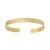 BRACELETE 8MM TEXTURIZADO DOURADO