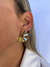 BRINCO MEIA LUA MARTELADO DOURADO - comprar online