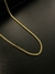 COLAR MASCULINO CANUDINHO DOURADO - comprar online