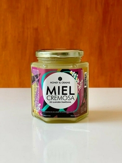 MIEL DE LLANURA PAMPEANA CREMOSA "HONEY AND GRAINS" 500 grs