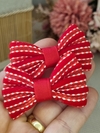 Parzinho Belle vermelho veludo - comprar online