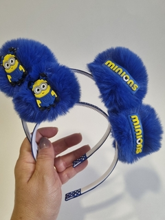 Tiara pompom Minious - Dhe laços