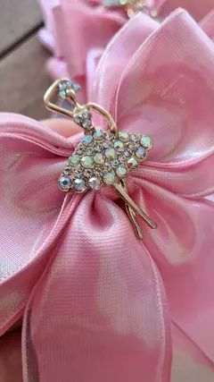 Imagem do Laço longo edição FESTAS 2025 bailarina rosa