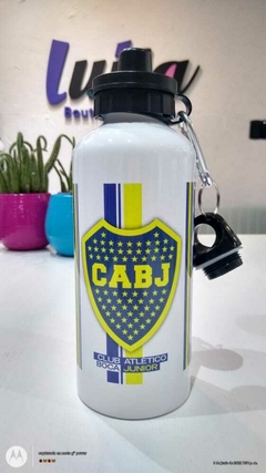 Botella de aluminio doble tapa - Luisa Boutique Creativa