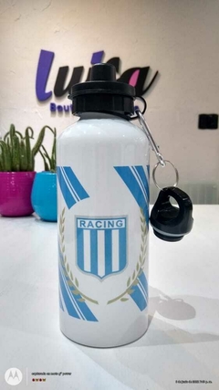 Botella de aluminio doble tapa - tienda online