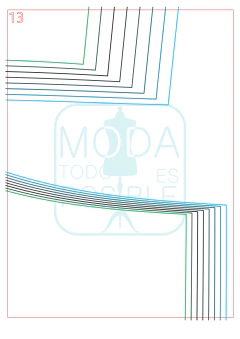 080. Molde para Short de baño tela plana con spandex - Moldes digitales andreacecilia20