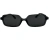 Óculo Social Preto Quadrado Retro - comprar online