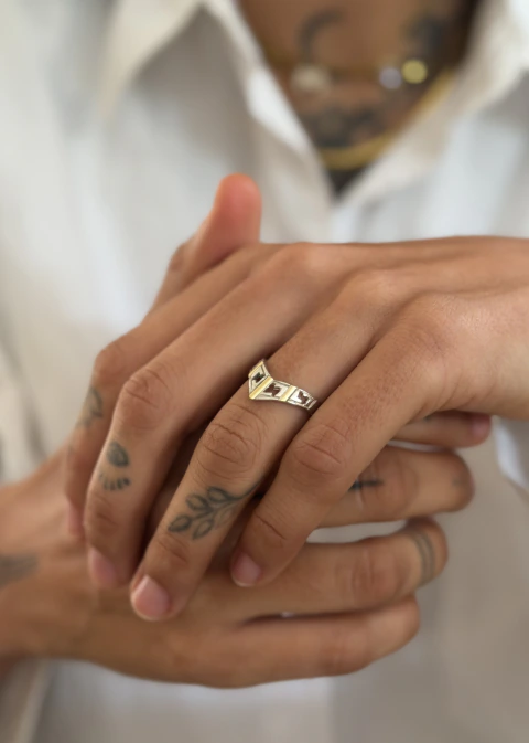Anillo en V - Cód: 151