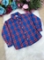 Camisa Xadrez Junina Juliano Azul Royal - comprar online