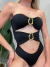 Body Feminino em Poliamida com Recortes e Fivelas Taiane Ref. 1436 - comprar online