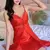 Mulheres sexy seda cetim noite vestido sem mangas camisola de renda sono plissad - loja online