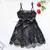 Lingerie para Mulheres Lace Babydoll Nightdress Spaghetti Straps Chemise Camisol - loja online