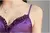 Imagem do Mulheres sexy seda cetim noite vestido sem mangas camisola de renda sono plissad